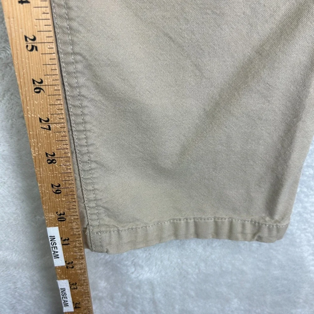 The North Face Chino Pants Mens 36 Beige Flat Front Breathable Casual Hiking
